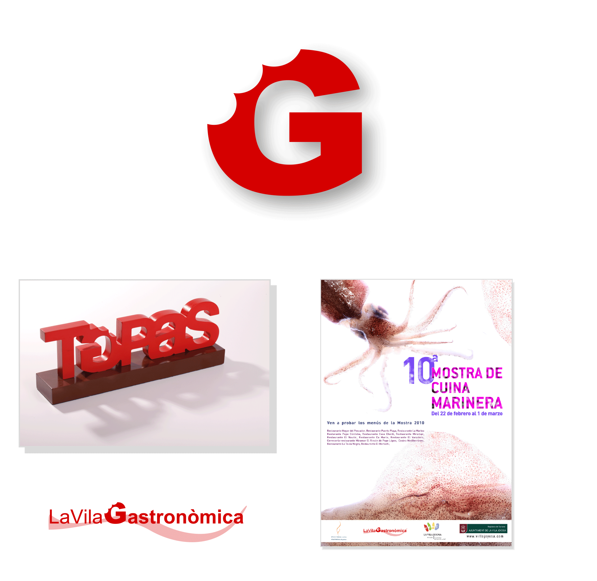 Cartelería, logos, La Vila Gastronòmica, 10ª mostra de cuina marinera